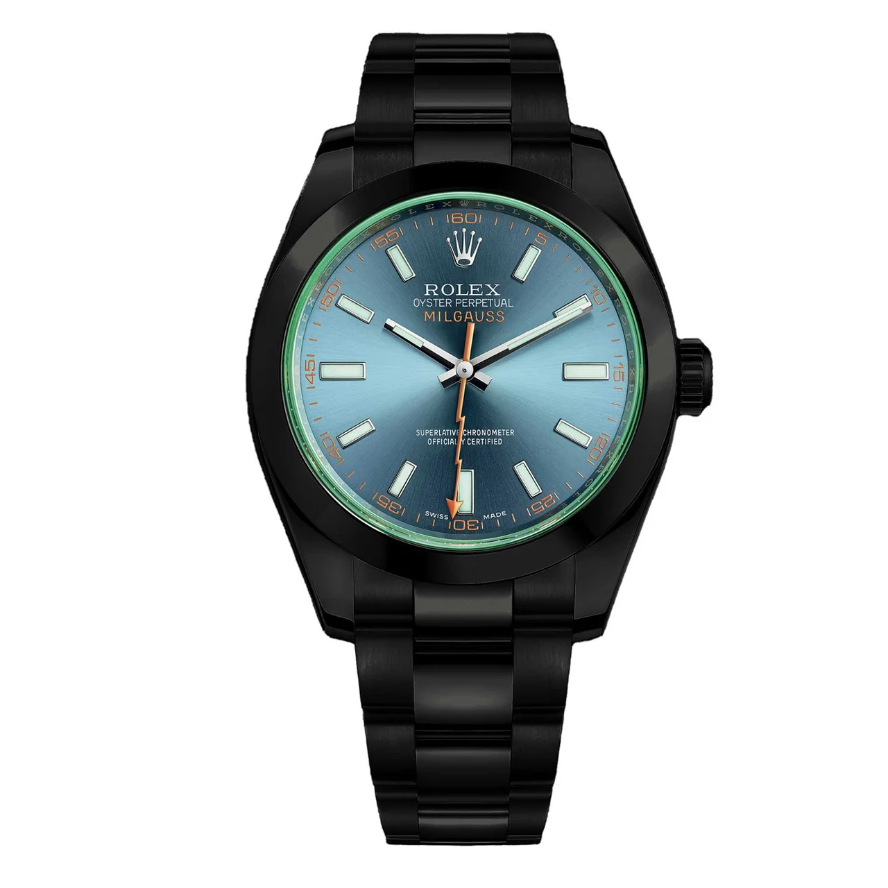 Rolex Milgauss PVDMILG2022 40 mm kol saati