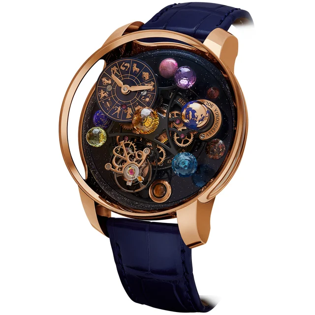 Jacob & Co. Jacob & Co. Astronomia Solar Zodiac Rose Gold Planets Zodiac AS310.40.SP.ZK.A