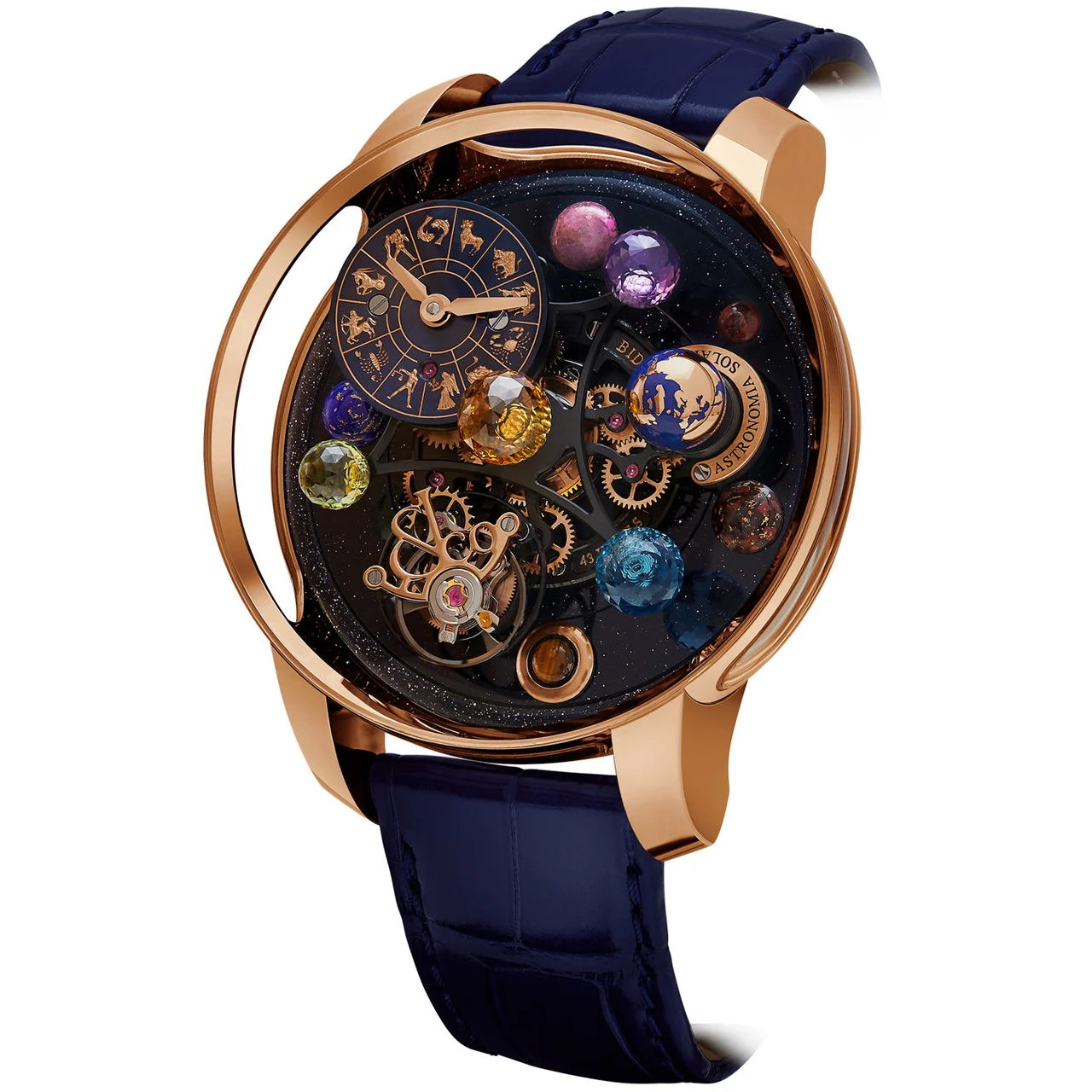 Jacob & Co. Jacob & Co. Astronomia Solar Zodiac Rose Gold Planets Zodiac AS310.40.SP.ZK.A kol saati