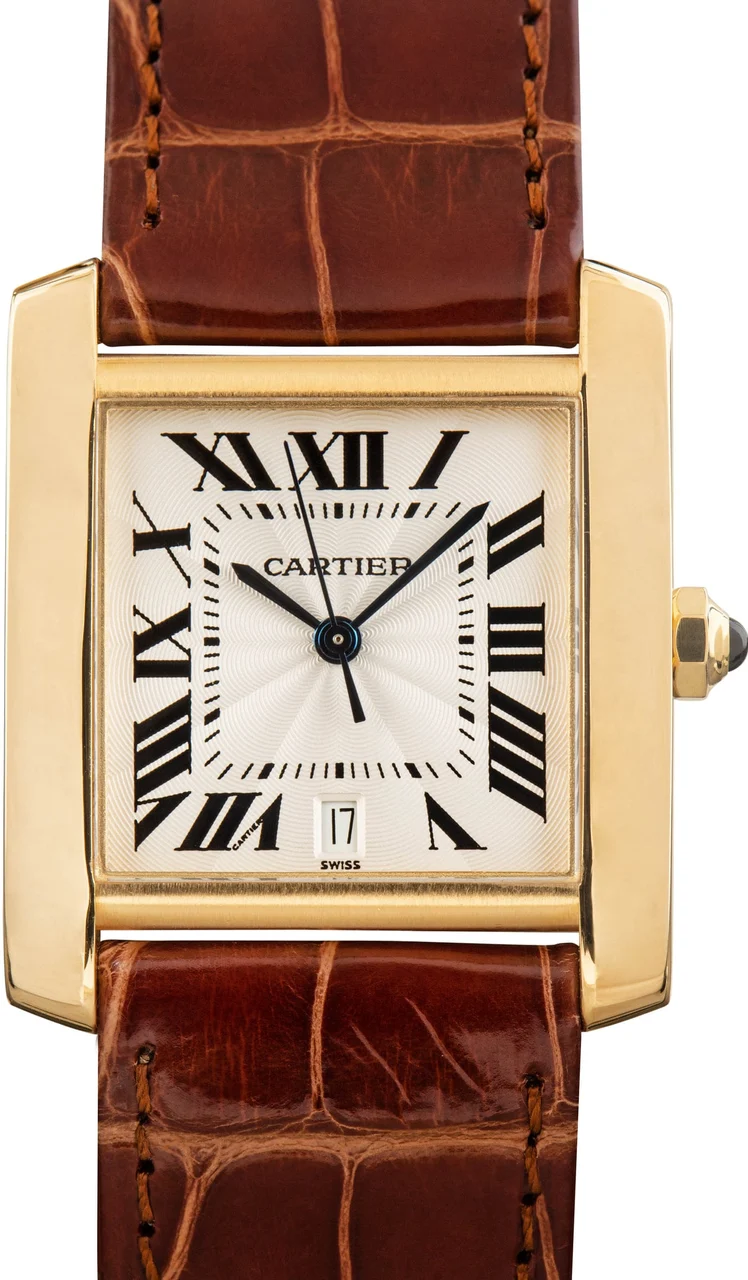 Cartier CARTIER, REF. W5000156, TANK FRANCAISE, LIMITED EDITION PHILIPPINE CENTENNIAL EDITION, LIMITED 100 PIECES, 18K YELLOW GOLD 28 mm kol saati
