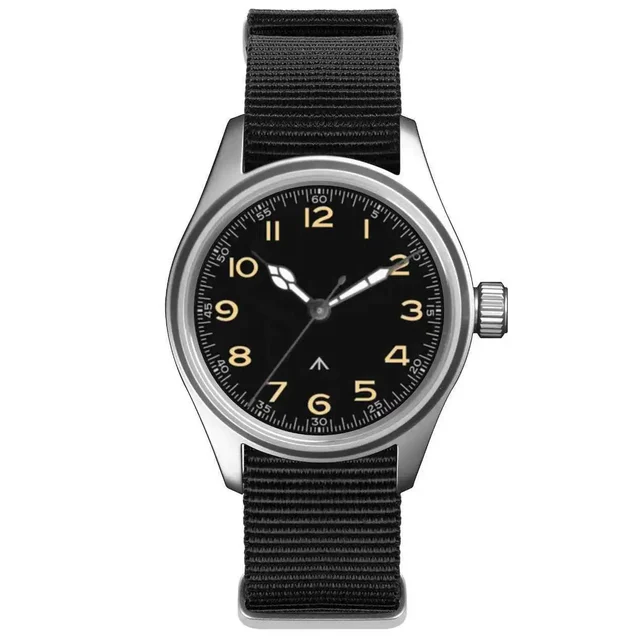 Tandorio Quartz Titanium Pilot Watch Japanese sweep second movement VH31 sapphire 10Bar 62