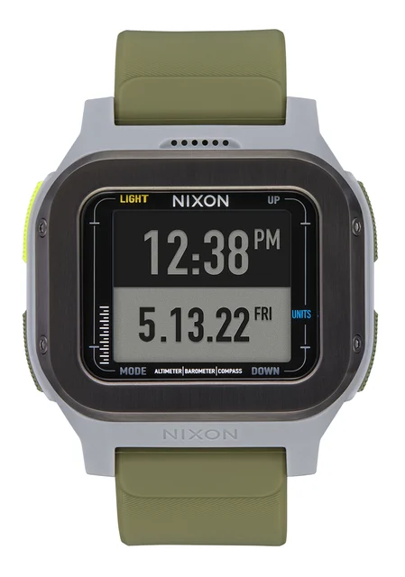 Nixon US Regulus Expedition - Gunmetal / Surplus A1324-2072-00 kol saati