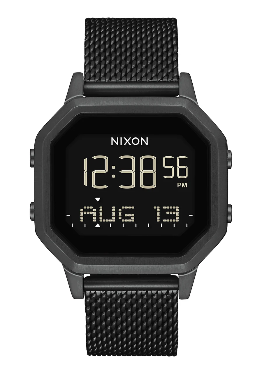 Nixon US Siren Milanese - All Black A1272-001-00 36 mm kol saati