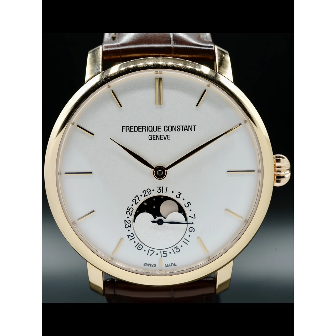 Frederique Constant Slimline Moonphase Automatic FC-705V4S4 210000028824 42 mm kol saati
