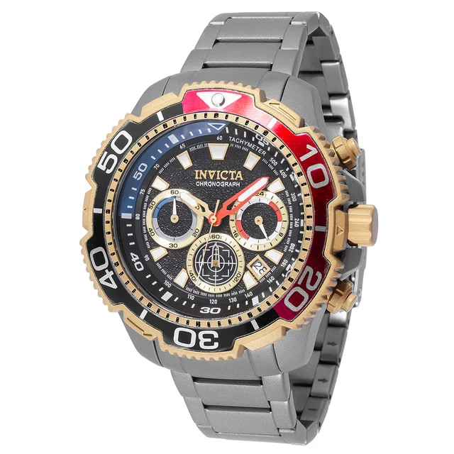 Invicta Commandor Watch - 48mm. Titanium (49495) kol saati