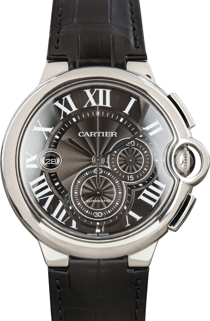 Cartier Ballon Bleu Ref W6920052 Chronograph Dial 33 mm kol saati