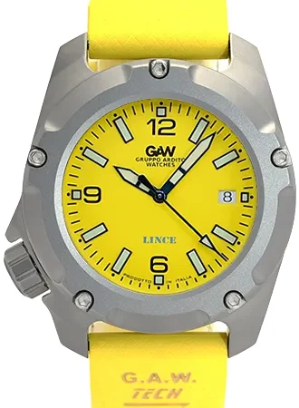 Gruppo Ardito Lince Yellow LINCEYLW/GA 46 mm kol saati