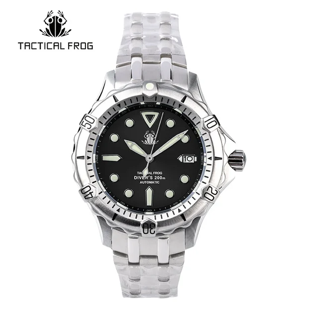 Heimdallr Tacitcal Frog Retro Leopard Vintage diving watch 战术蛙-迈豹士-黑钢500 kol saati