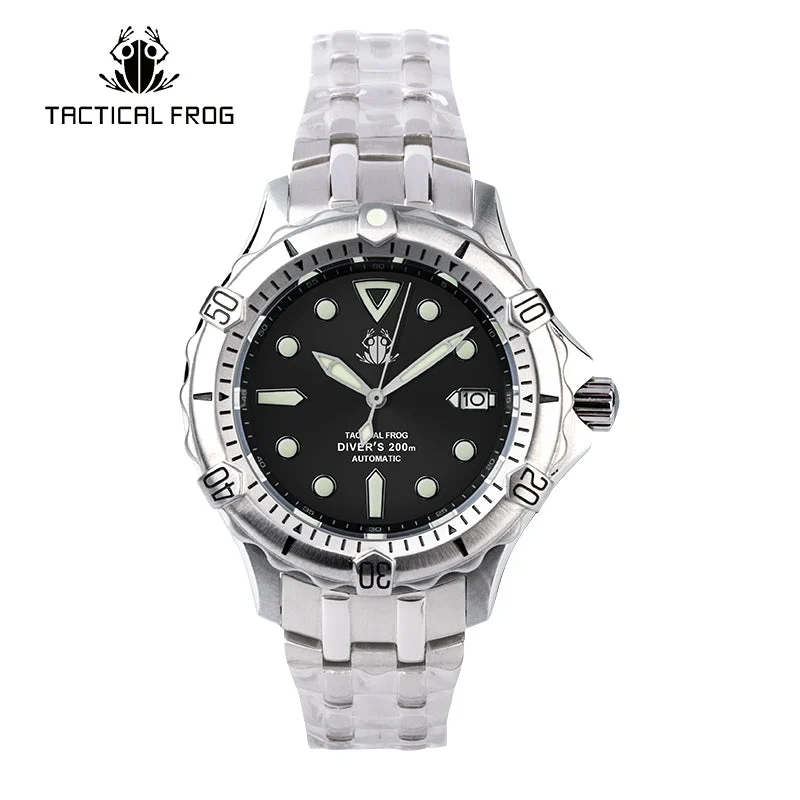 Heimdallr Tacitcal Frog Retro Leopard Vintage diving watch 战术蛙-迈豹士-黑钢500 42.5 mm kol saati