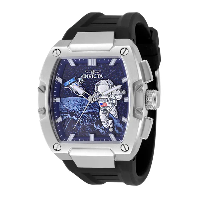 Invicta Rally Moonlander Watch - 43mm. Black (50643) kol saati