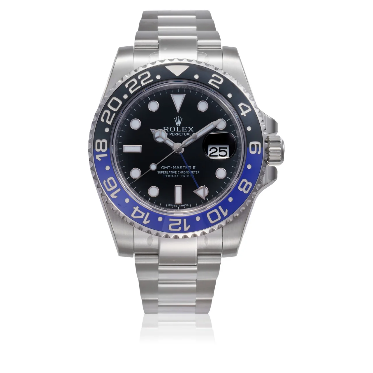 Rolex Batman GMT 116710 116710BLNR 40 mm kol saati