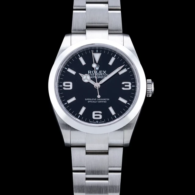 Rolex Explorer Black 210009N43373 kol saati