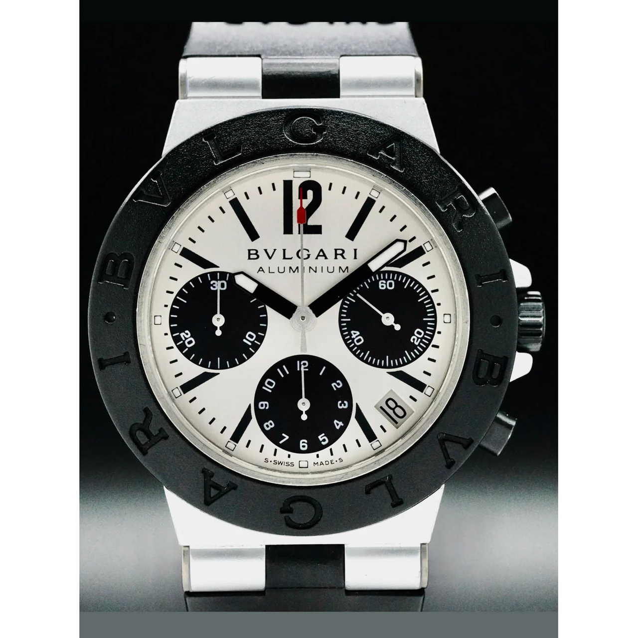 Bulgari Diagono AL 38 TA Aluminum 210000053767 38 mm kol saati