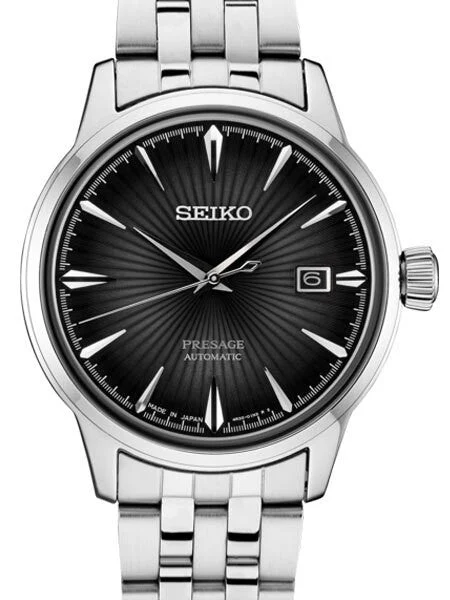 Seiko Presage "Cocktail Time" Automatic Dress Watch with 40.5mm Case #SRPE17 kol saati