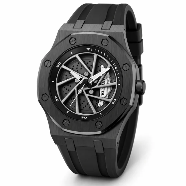 Invicta Speedway Rim Watch - 42mm, Black (69489) kol saati