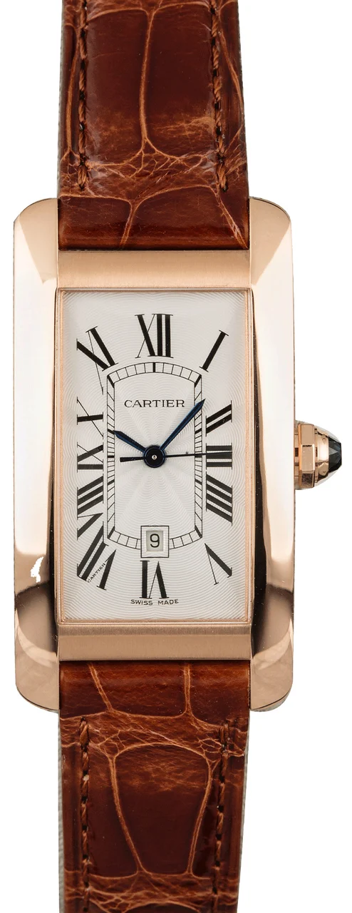 Cartier Tank Americaine W2620030 41.6 mm kol saati