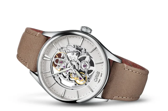 Oris Artelier Skeleton 01 734 7721 4051-07 5 21 32FC kol saati