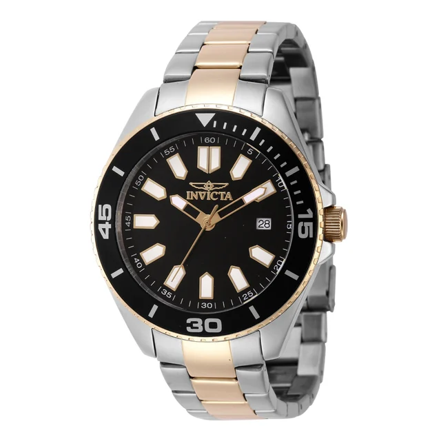 Invicta Pro Diver Watch - 43mm, Gold, Steel (46319) kol saati