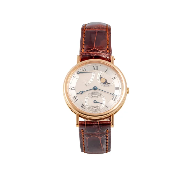 Breguet BREGUET REF. 3137, DATE, MOON PHASES, POWER RESERVE INDICATION; 18K YELLOW GOLD ko