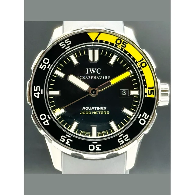 IWC Aquatimer Automatic 2000 Black Dial Titanium 42mm 210000076698 kol saati