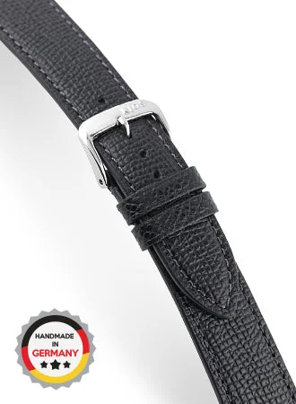 RIOS Grained Leather French - Graphite - Genuine Cowhide 4530/RI kol saati
