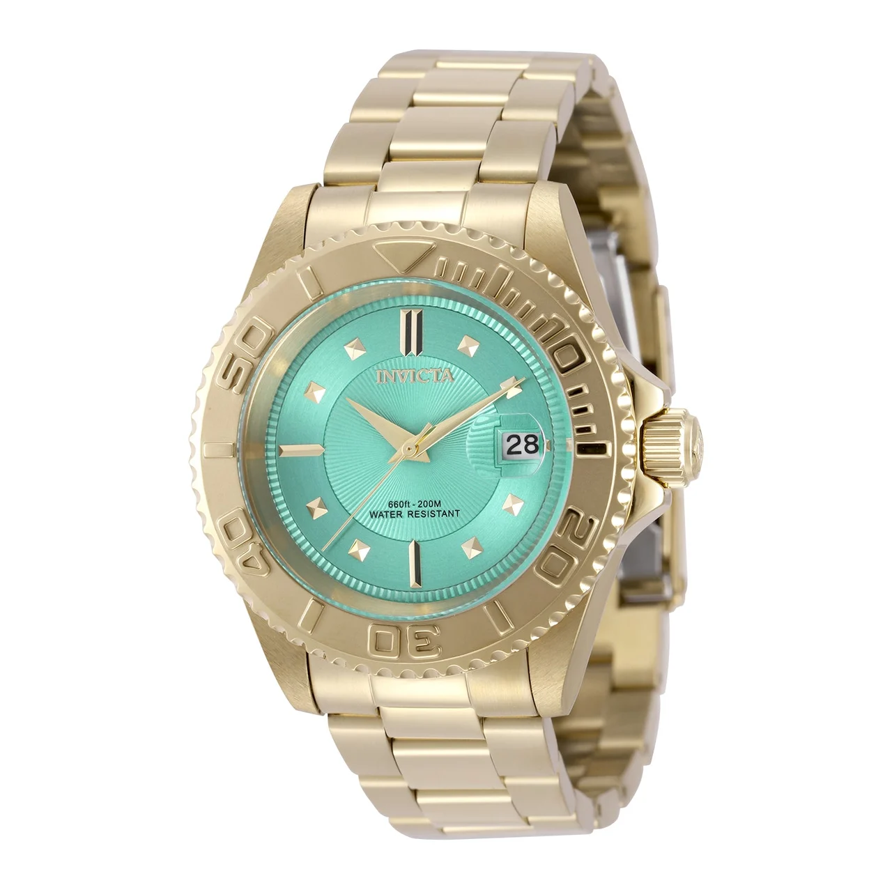 Invicta Pro Diver Watch - 40mm. Gold (50400) 40 mm kol saati