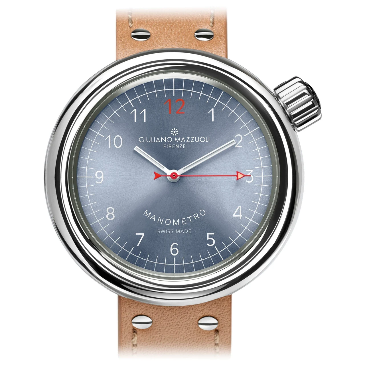 Giuliano Mazzuoli Manometro Blue Mother of Pearl MRP11N kol saati