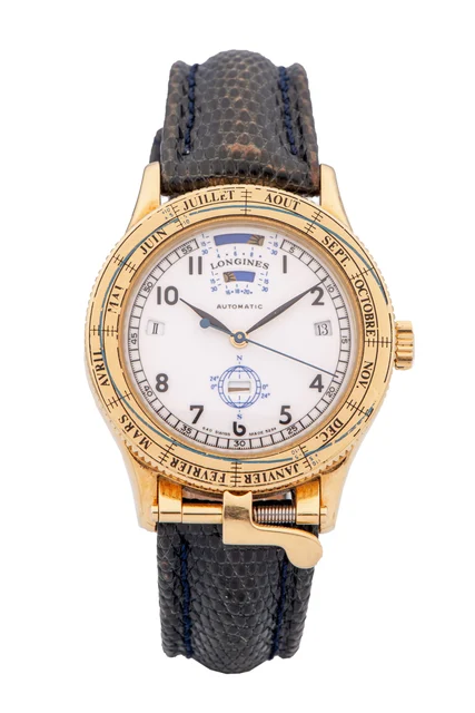 Longines LONGINES, REF. 5234, EPHEMERIDES SOLAIRES, YELLOW GOLD kol saati