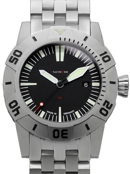 Nauticfish Scratch and Dent - German Made 2000 Meter Automatic Pro Divers Watch with AR Sa