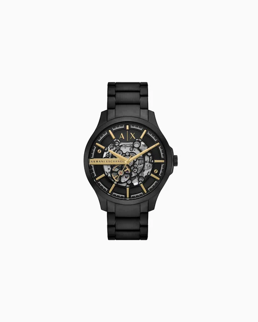 Armani Exchange Automatic Black Stainless Steel Watch AX2463 kol saati