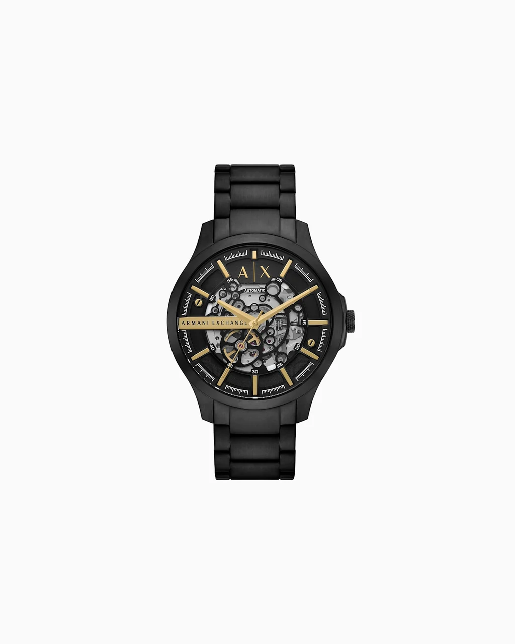 Armani Exchange Automatic Black Stainless Steel Watch AX2463 46 mm kol saati