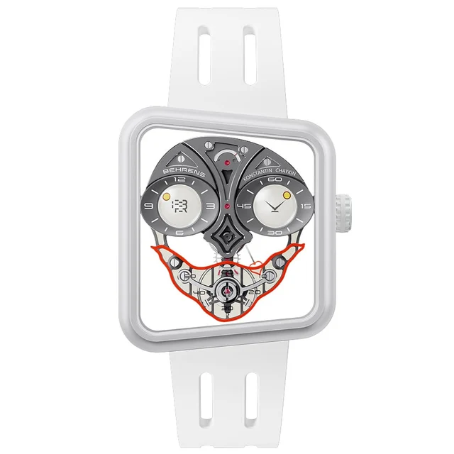 Behrens Ace of Hearts - x Konstantin Chaykin White BHR033SPWHT01 kol saati
