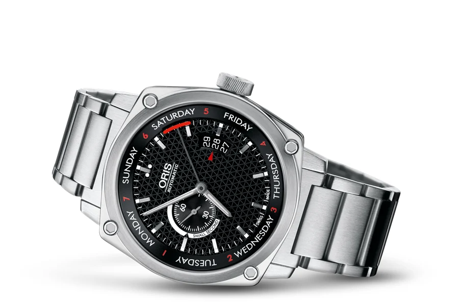 Oris Small Second, Pointer Day 01 645 7617 4154-07 8 22 58 42.7 mm kol saati