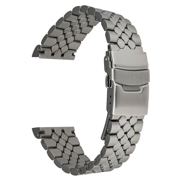Islander Brushed and Polished Scales Bracelet for Citizen Automatic Promaster Dive Watch #