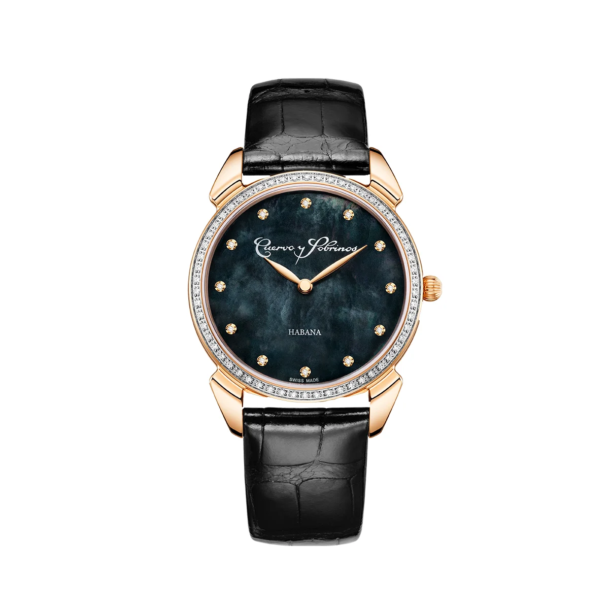 Cuervo Y Sobrinos Cuervo y Sobrinos 3113.7N-S1 36 mm kol saati