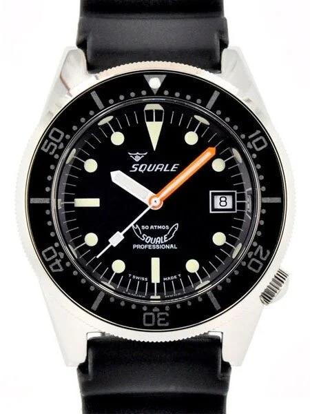 Squale Scratch and Dent - 500 meter Professional Swiss Automatic Dive watch with Sapphire Crystal #1521-026-A 2 SND443 42 mm kol saati