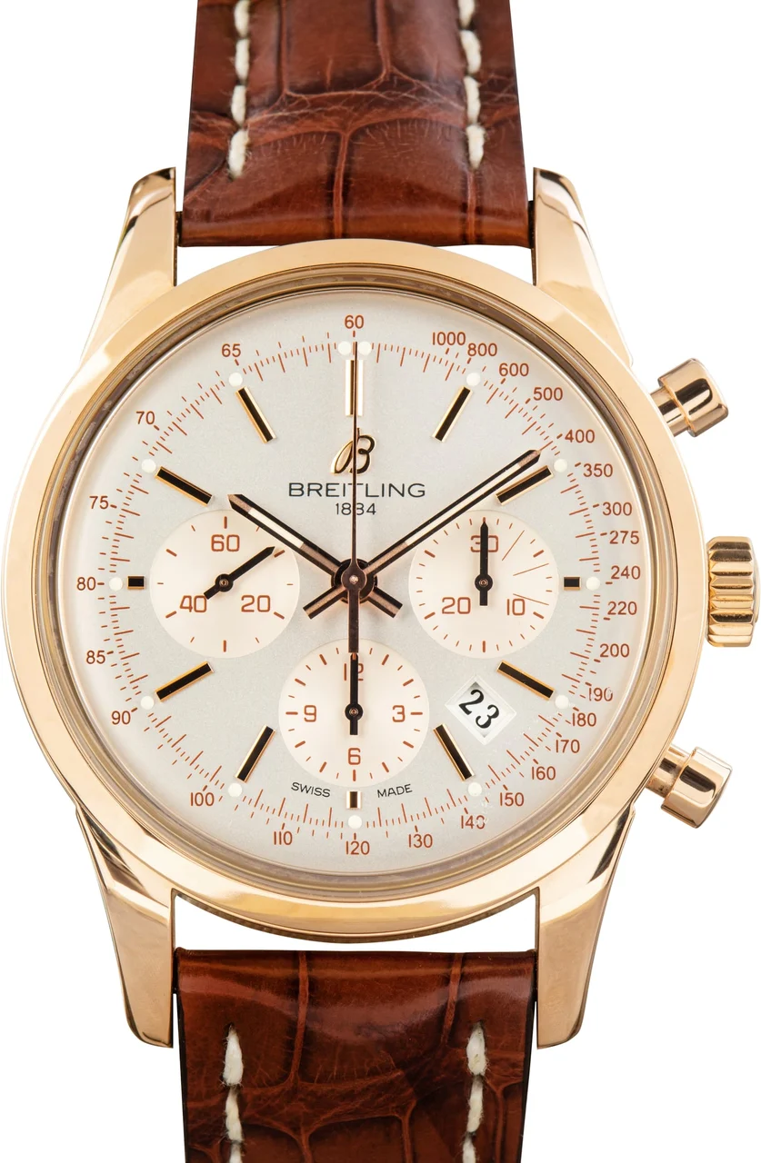 Breitling Transocean Chronograph RB0152 Rose Gold 43 mm kol saati