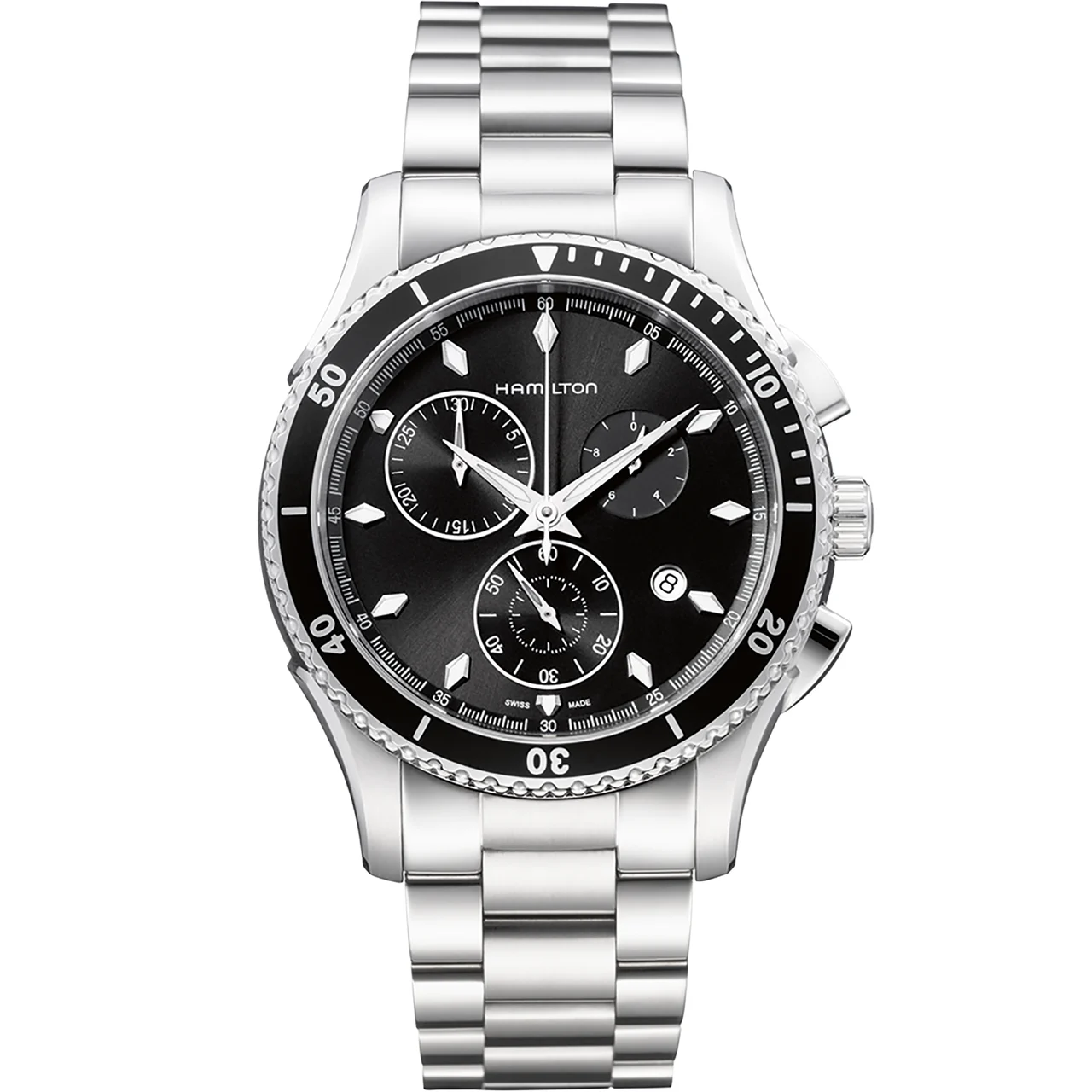 Hamilton Jazzmaster Seaview Chrono Quartz H37512131 44 mm kol saati