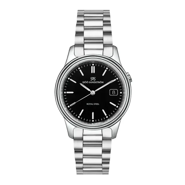 Sjöö Sandström Royal Steel Classic SS-2232-1 Black kol saati