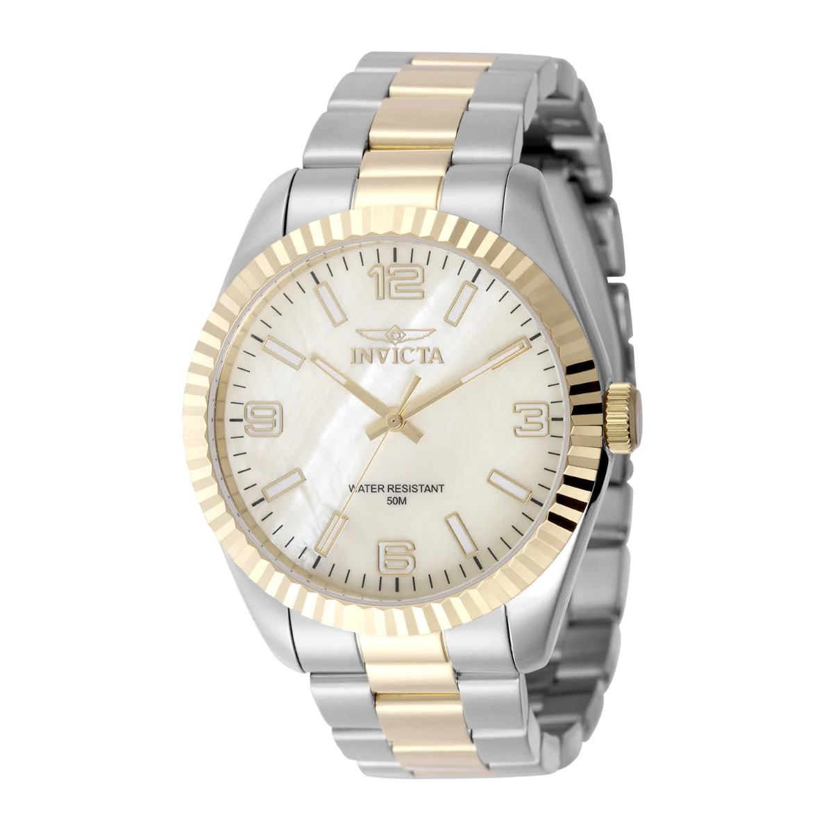 Invicta Specialty Westbridge Watch w/ Mother of Pearl Dial - 43mm. Gold. Steel (50130) 43 mm kol saati