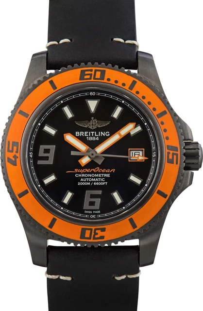 Breitling Aeromarine Superocean 44 Black Dial M1739101/BD81 kol saati