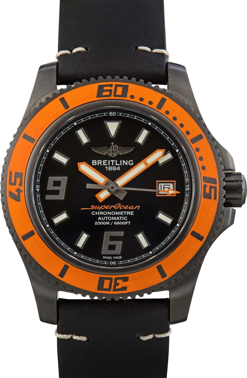 Breitling Aeromarine Superocean 44 Black Dial M1739101/BD81 kol saati