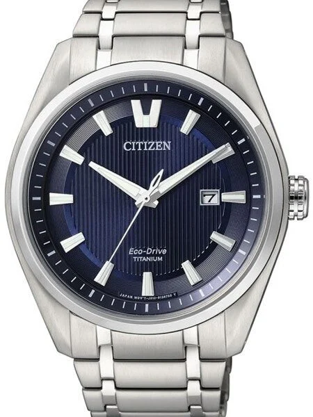 Citizen Titanium Eco-drive Watch with a 7-Month Power Reserve #AW1240-57L kol saati