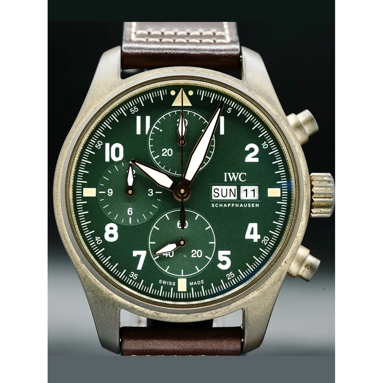 IWC Pilot Spitfire Chronograph POC210000075014 41 mm kol saati