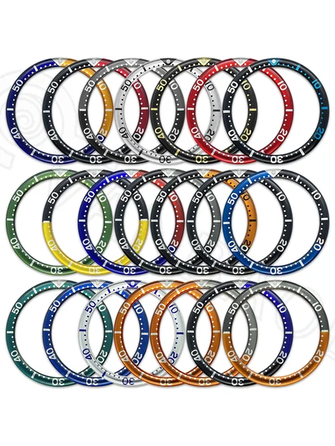 Tandorio Resin Bezel for Skx007 Watch accessories 39mmx32.2mm 5197121551051 kol saati