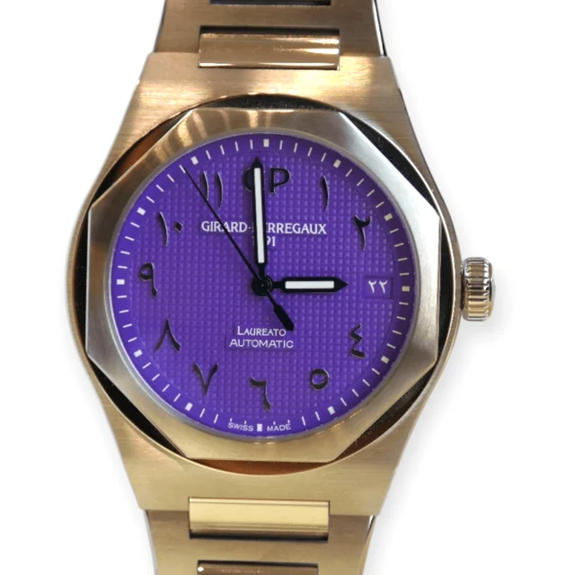 Girard-Perregaux Girard Perregaux Laureato Stainless Steel 42mm Pur Pre-Owned Girard Perre