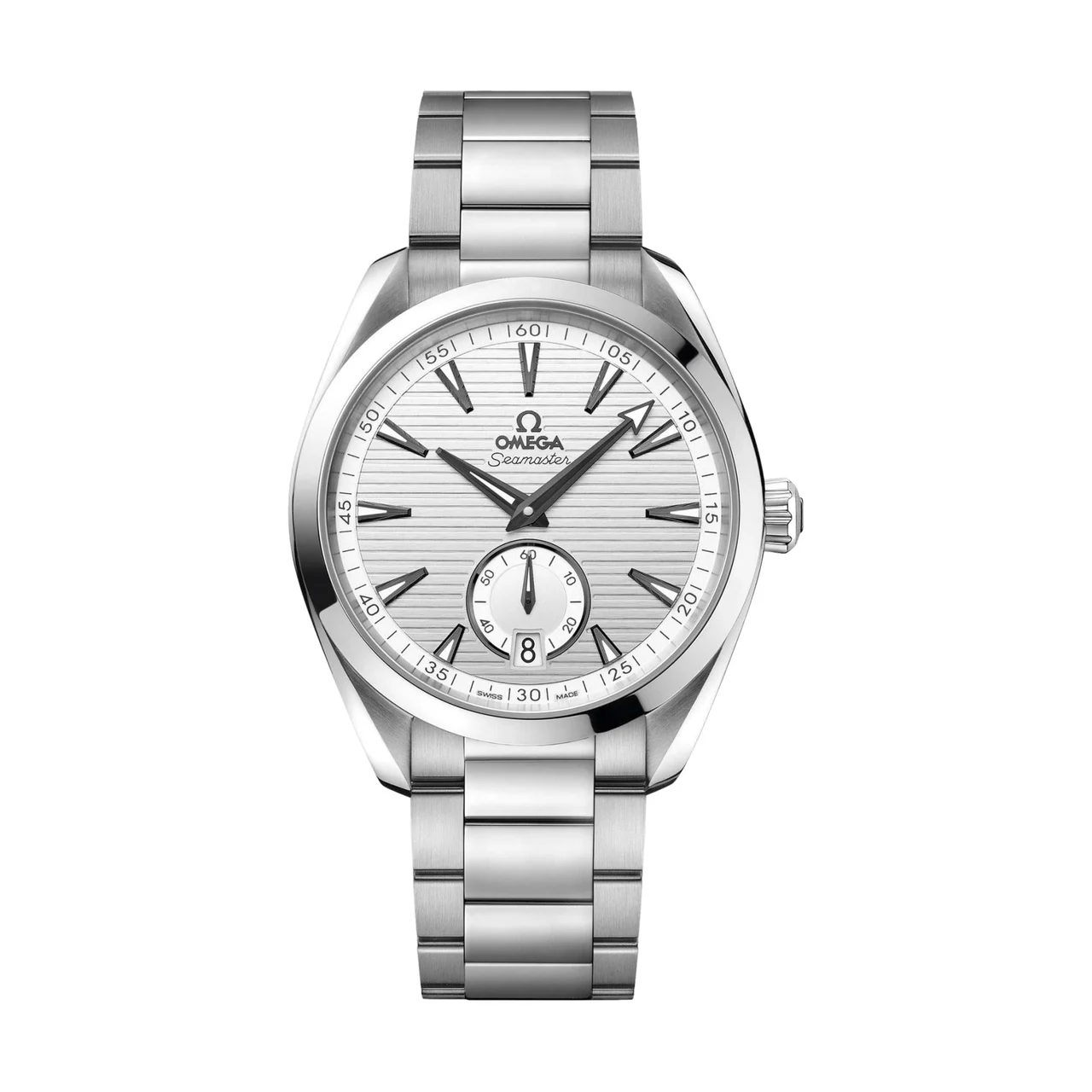 OMEGA Seamaster Aqua Terra 150M Small Seconds 41mm - Silver on Bracelet O22010412102002 41 mm kol saati