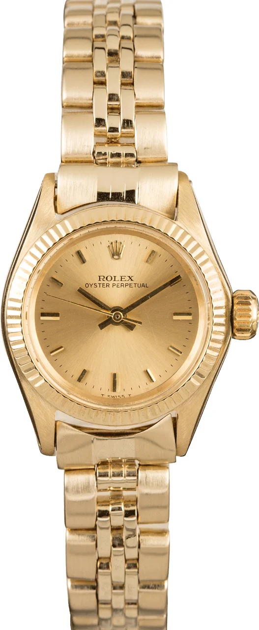 Rolex ROLEX REF. 6619; 18K YELLOW GOLD 26 mm kol saati