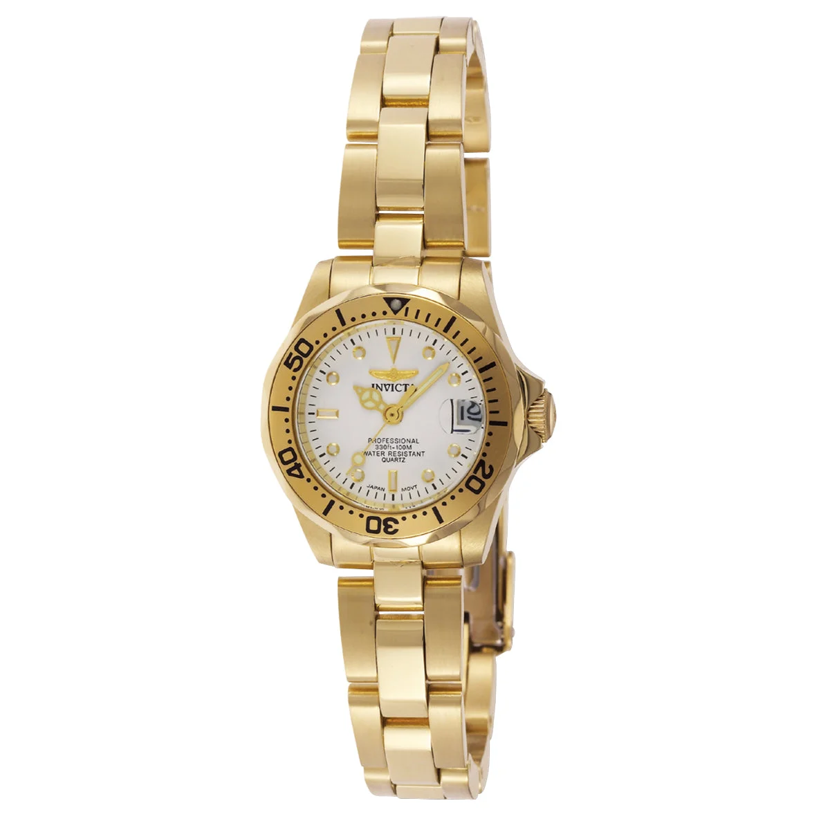 Invicta Pro Diver Auredrift Watch - 24.5mm, Gold (8945) kol saati