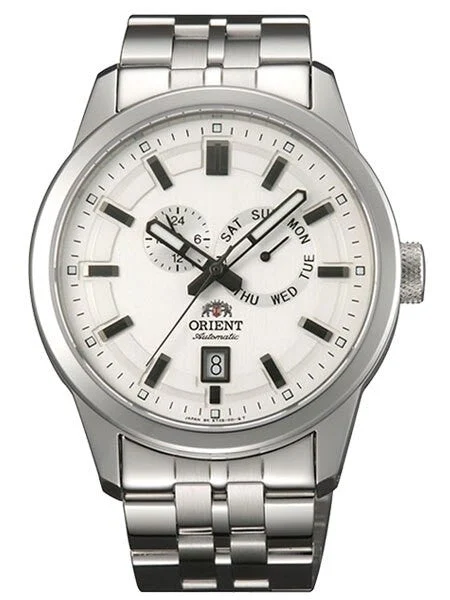 Orient Scratch and Dent - Trooper Automatic Watch with Sapphire Crystal and 24-Hour Sub-Dial #ET0S002W 1 SND674 42 mm kol saati